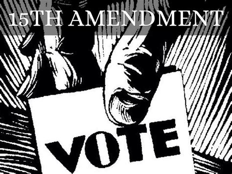 15th Amendment Clipart - Illustrating the Right to Vote for All