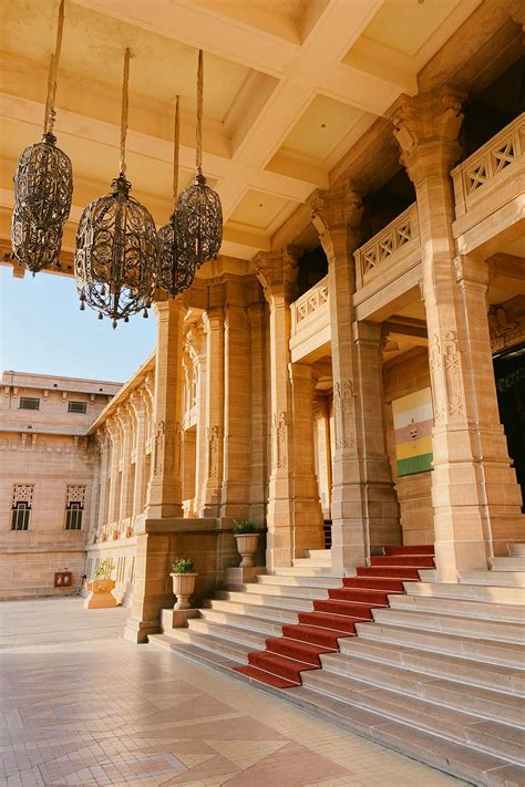 Umaid Bhawan Palace, Jodhpur, Rajastan, home to the Maharaja of Jodhpur ...