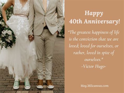 90+ Happy 40th Years Wedding Anniversary Quotes and Wishes