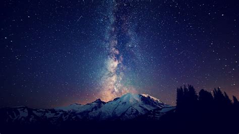 milky way galaxy | from milky way galaxy over mountains wallpaper milky ...