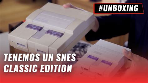 Super Nintendo Classic Edition, unboxing en español - YouTube