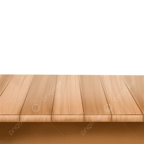 Wooden Table Hd Transparent, Realistic Wooden Table, Wooden, Table, Mockup PNG Image For Free ...