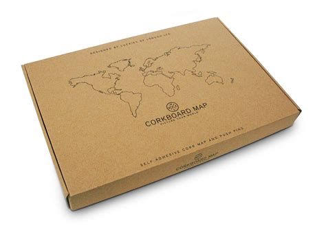 Amazon.com: Luckies of London Corkboard Adhesive Map (USLUKCORK): Office Products World Map Pin ...