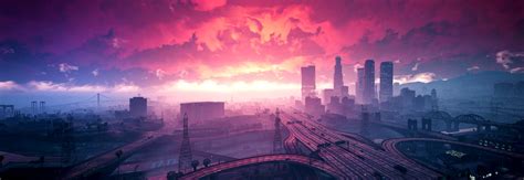 Wallpaper 4K Pc Gta V Ideas | Sunset artwork, Grand theft auto, Hd wallpaper