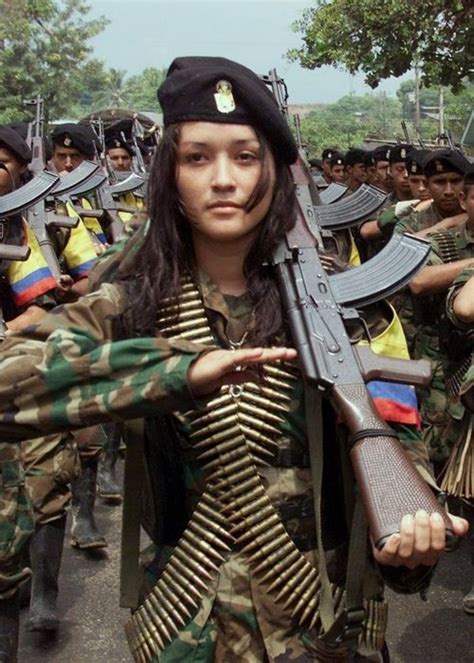 Revolutionary Armed Forces of Colombia - Peoples’ Army (FARC-EP) | Female soldier, Warrior woman ...