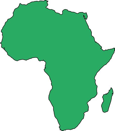 Blank Africa Map