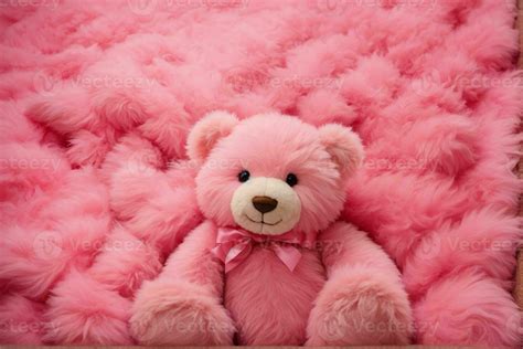 Pink Fluffy Teddy Bear background, Fluffy Teddy Bear Background, Teddy ...