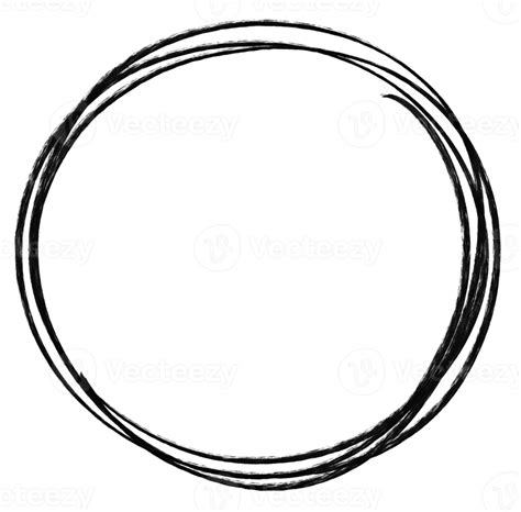 Hand Drawn Circle 18800577 PNG