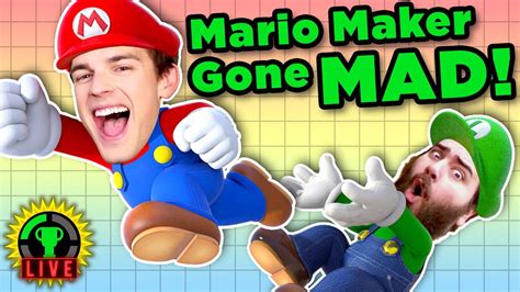 CRAZY Mario Maker 2 Levels w/ The Completionist and NateWantsToBattle (St. Jude Charity ...