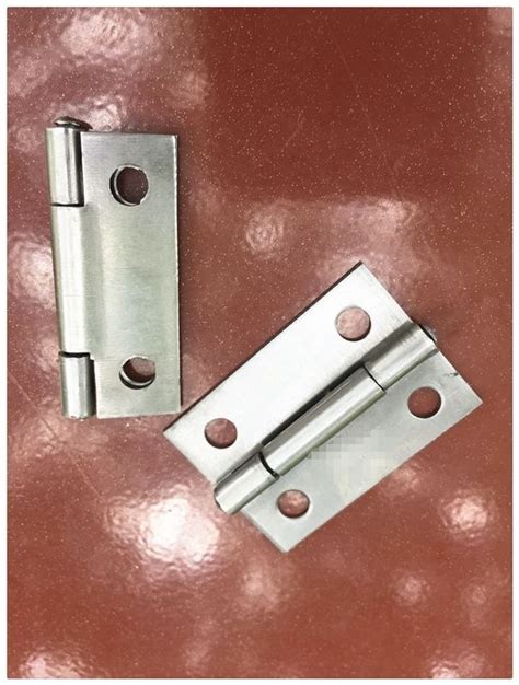 Bright Exterior Metal Door Hinges Light Weight Easy Installation Anti Corrosion