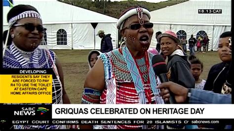 Griquas remembered on Heritage day - YouTube