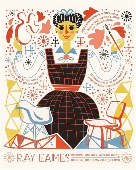 Women in Art - Ray Eames Poster | A Mighty Girl