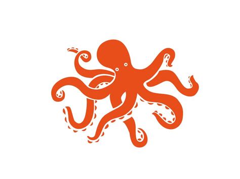 Octopus design for Logo | Octopus design, Octopus illustration, Octopus crafts