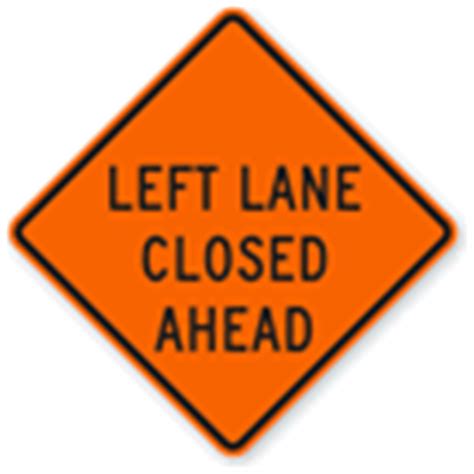 Lane-Use Control - Left Lane Sign - R3-5b, SKU: X-R3-5b