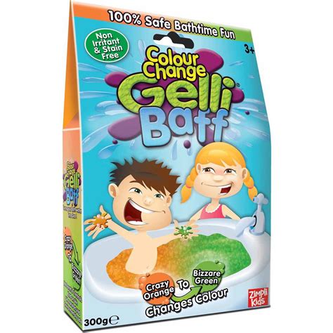 Zimpli Kids Gelli Baff Color Change Bath Time Fun, Orange - Walmart.com ...