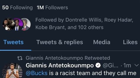 Giannis Antetokounmpo Becomes Victim of NSFW Twitter Hack