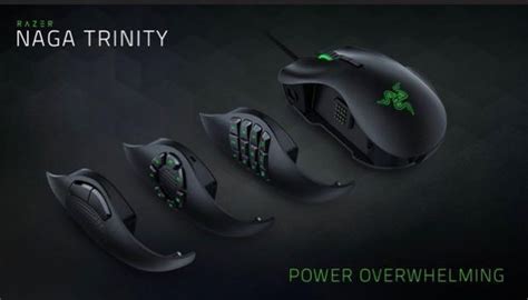 Razer Naga Trinity mmo mouse, Computers & Tech, Parts & Accessories ...