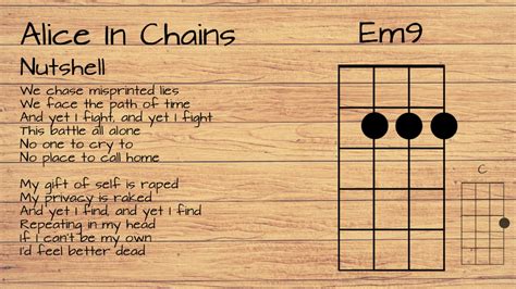 Nutshell Guitar Chords