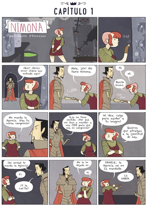 Nueva Edición de “Nimona” el cómic de Noelle Stevenson donde la ...