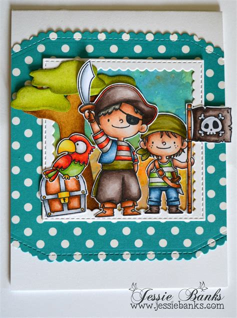 Hey everyone! Today I have a card to share using the MFT – Party Like a Pirate stamp set. I ...