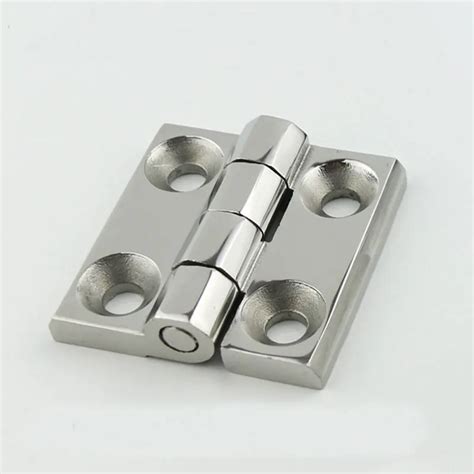 304 Stainless Steel Hinge for Electric Cabinet 40mm 50mm 60mm Square Hinges Coupling Head 4pcs ...