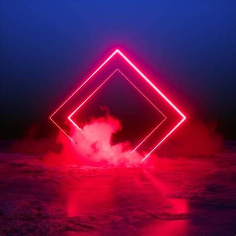 Royalty Free Neon Geometric Pictures, Images and Stock Photos - | Neon ...