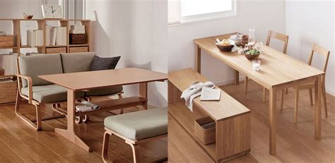 Muji Oak Dining Table Narrow Wooden | Doxa Murasakinyack