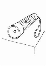 Flashlight Coloring Page  COLORING PAGES WORLD sketch template
