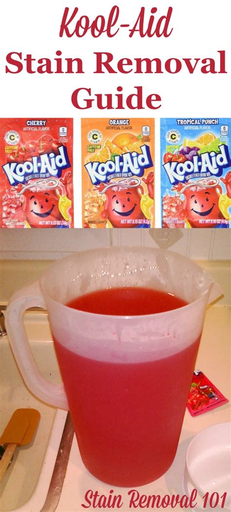 Tips For Removing Kool Aid Stains