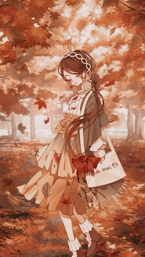 Anime Aesthetic Autumn Wallpapers - Wallpaper Cave