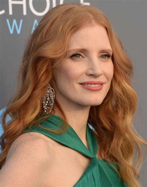 Jessica Chastain at the 2018 Critics' Choice Awards. Wedding Makeup ...