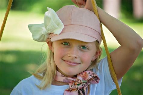 girl face smiling hat female young portrait 4k HD Wallpaper