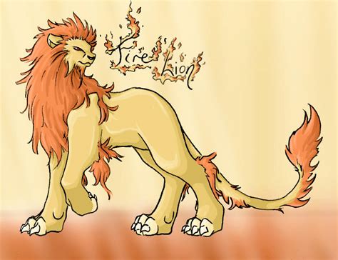 Fire Lion by DawnAllies on DeviantArt