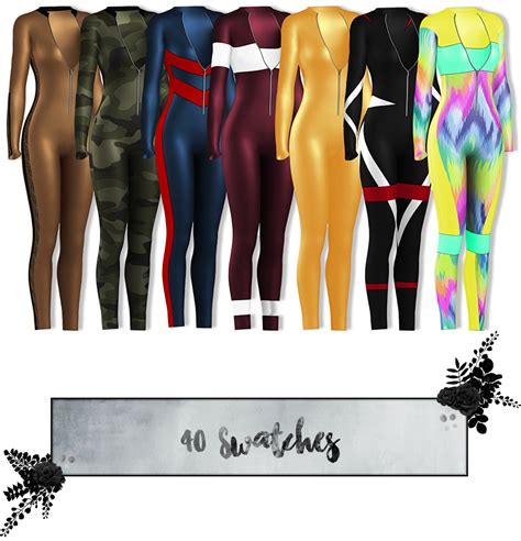 Marvey Catsuit - Lumy-sims | Sims 4 clothing, Sims 4 mods clothes, Sims ...