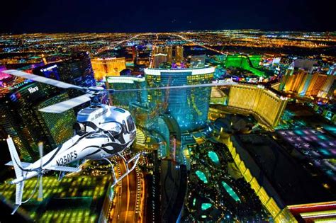 Helicopter Ride Las Vegas Strip | VIP Neon Lights Night Tour