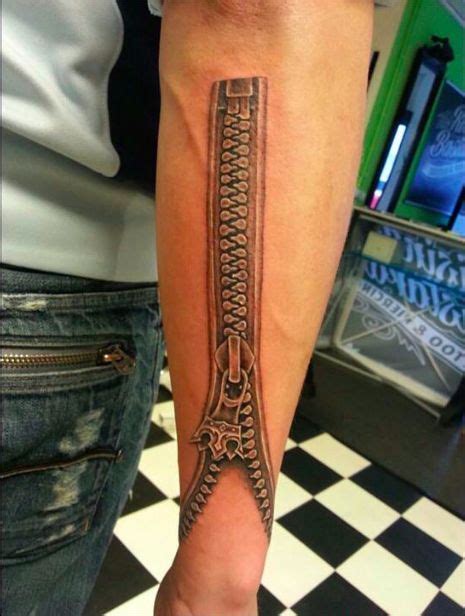 Pics of zipper tattoo | Zipper tattoo, Leg tattoos, Tattoos