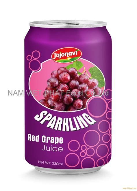 Wholesale sparkling water sparkling grape juice 330ml,Vietnam JOJONAVI beverage price supplier ...