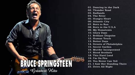 Bruce Springsteen - Best songs of Bruce Springsteen - Greatest hits | Best songs, Bruce ...