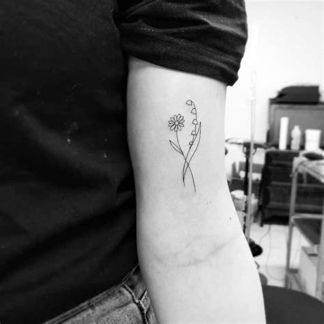 Top 37 Lily of the Valley Tattoo Ideas - [2021 Inspiration Guide] | Modern tattoos, Flower ...