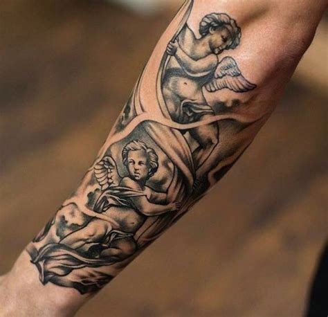 Baby Angel Tattoos For Men