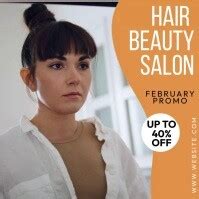 Hair Salon Offer Template | PosterMyWall
