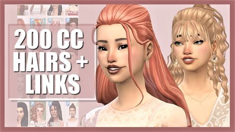 Sims 4 Cc Hair Female Maxis Match - Hair Style Blog