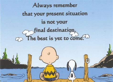 Charlie Brown with Snoopy..Always Remember..The Best Is Yet | Etsy | Charlie brown quotes ...