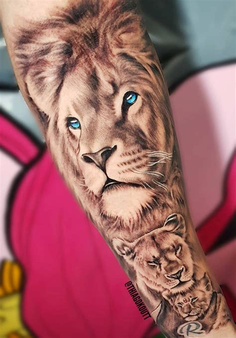 cool lion tattoo ideas © tattoo artist © THIAGO KOUTT⚓ @thiagokoutt 💕💕💕 ...