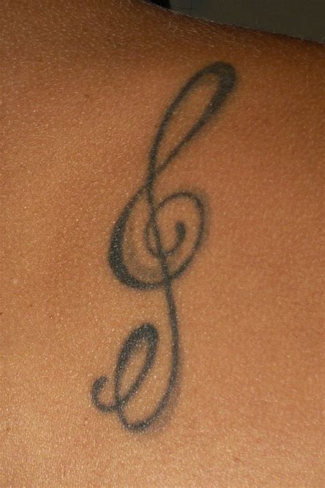 Treble clef tattoo | Treble clef tattoo, Tattoos, Infinity tattoo