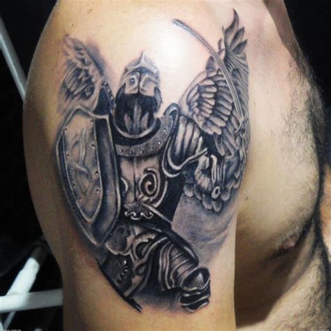 27+ Warrior Angel Tattoos Designs, Images And Ideas