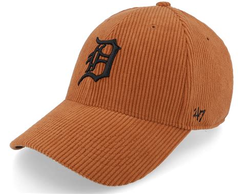 Detroit Tigers Thick Cord Mvp Burnt Orange Adjustable - 47 Brand Cap | Hatstoreworld.com