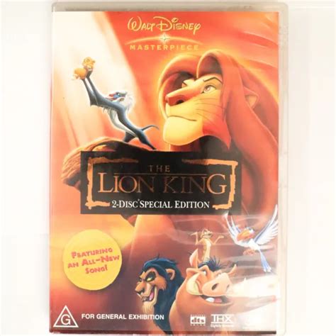 THE LION KING (DVD, 1994) Matthew Broderick, Jeremy Irons - Animation Drama Film $3.58 - PicClick