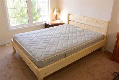 Queen size bed from 2x4 lumber