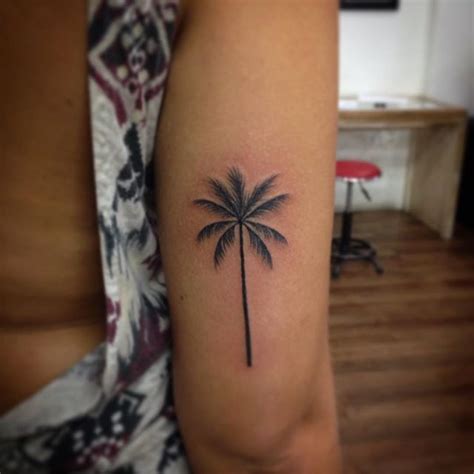 coconut tree | Tree tattoo ankle, Palm tattoos, Tree tattoo arm